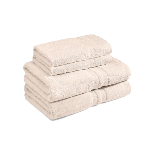 Grand Royal Hand Towel, Cotton Dobby Border, 16x30, 4.5 lbs/dz, Beige